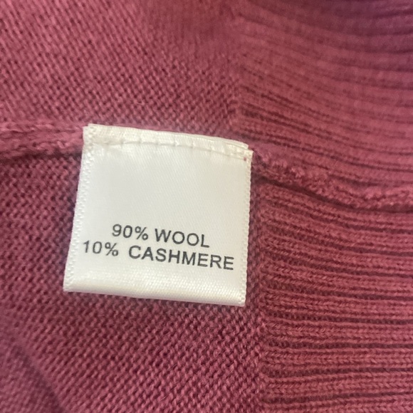 NWT Ainsley Mauve Wool & Cashmere Knit Top - Picture 4 of 7